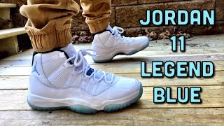 alkove Overhale foder Air Jordan Retro 11 "Legend Blue" ON FEET + FIT - YouTube