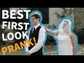 wedding first look prank