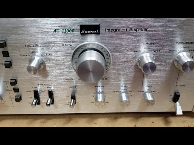 SANSUI/AU-11000 ジャンク Sansui AU 11000 - Pane no sistema de proteção. - YouTube