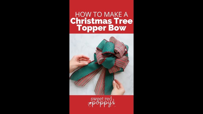 CLASSIC CHRISTMAS VELVET BOW TUTORIAL 🎄*PERFECT* FOR DECORATING CHRISTMAS  TREES GIFT WRAPPING DIYS 