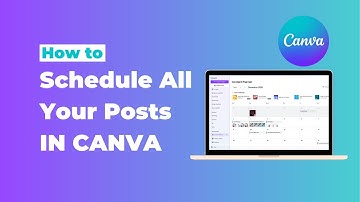 How to Schedule ALL Your Social Media Posts in Canva