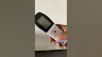 Voltas AC remote settings demo in Hindi