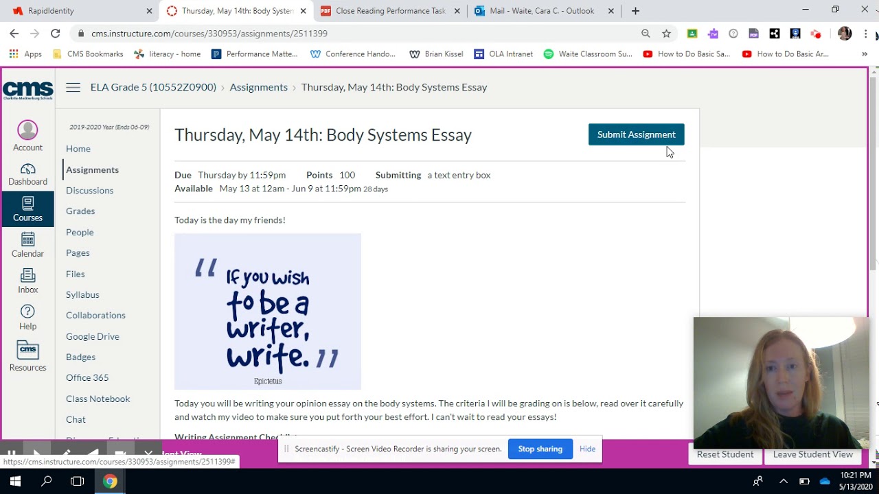May 14th: Essay Writing - YouTube