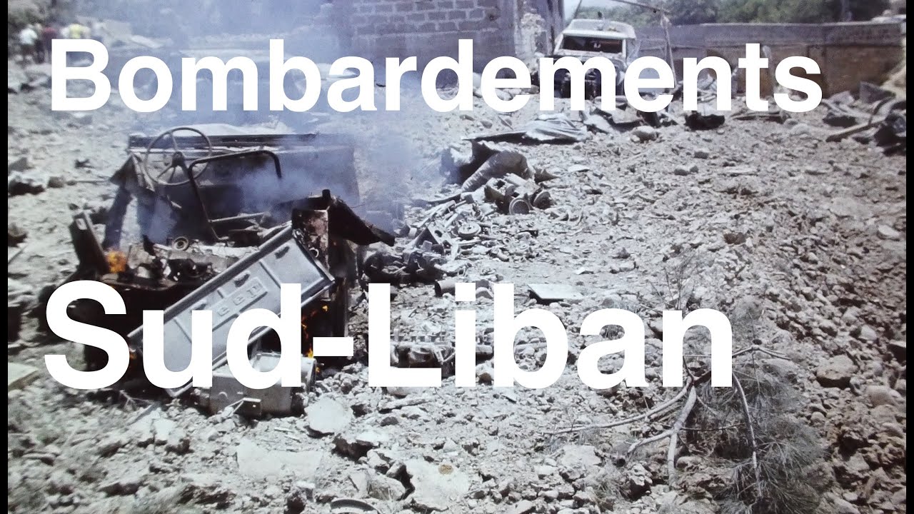 Bombardements au Sud Liban 