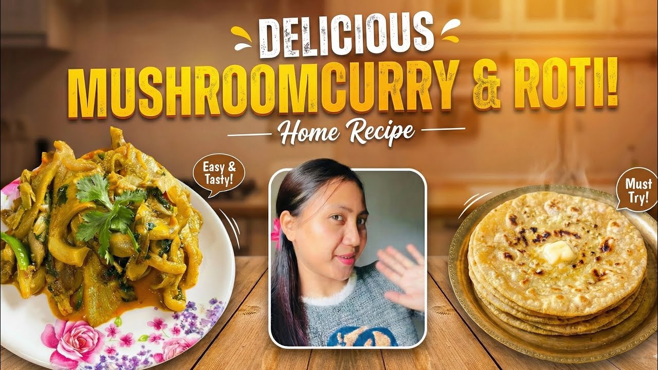 অসমীয়া কাঠফুলা ৰেচিপি | Easy Mushroom Dry Fry | 