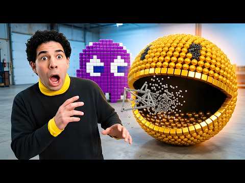 Magnetic PACMAN vs LOKMAN in Real Life
