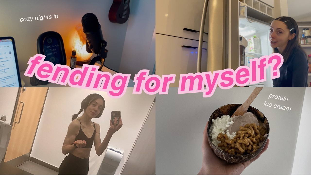 (barely) adulting 🛒🤎 living alone for the week, taking on responsibility, + shenanigans (vlog)