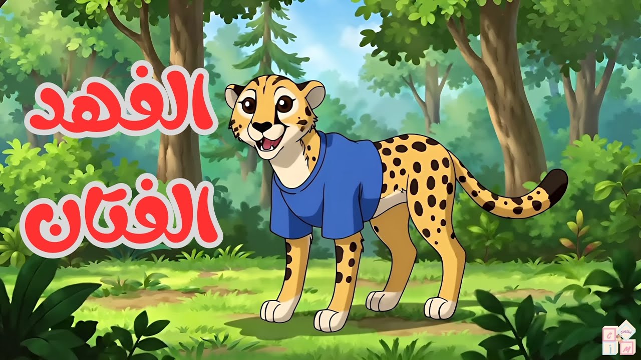 أنشودة الفهد الفتان رسوم متحركة للأطفال