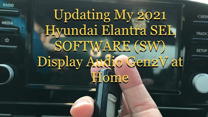 Updating My 2021 Hyundai Elantra SEL Head Unit Software (SW) Display Audio Gen2V DIY Via USB Upload