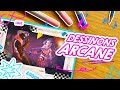 ⭐️DESSINONS ensemble MA MEILLEURE ENNEMIE - JINX et EKKO version 🩵 ARCANE