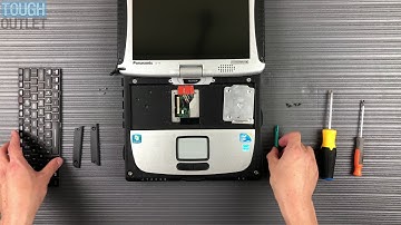 Panasonic Toughbook CF-19: How to install an emissive keyboard