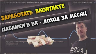 КАК ЗАРАБАТЫВАТЬ В ВК 2024 | КАКОЙ ДОХОД С ГРУППЫ ВК В МЕСЯЦ