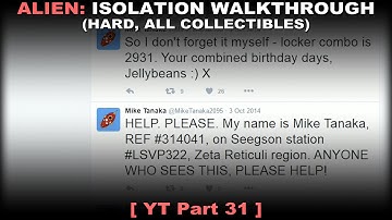 Alien: Isolation walkthrough part 31 (Hard, All collectibles, No commentary ✔) PC