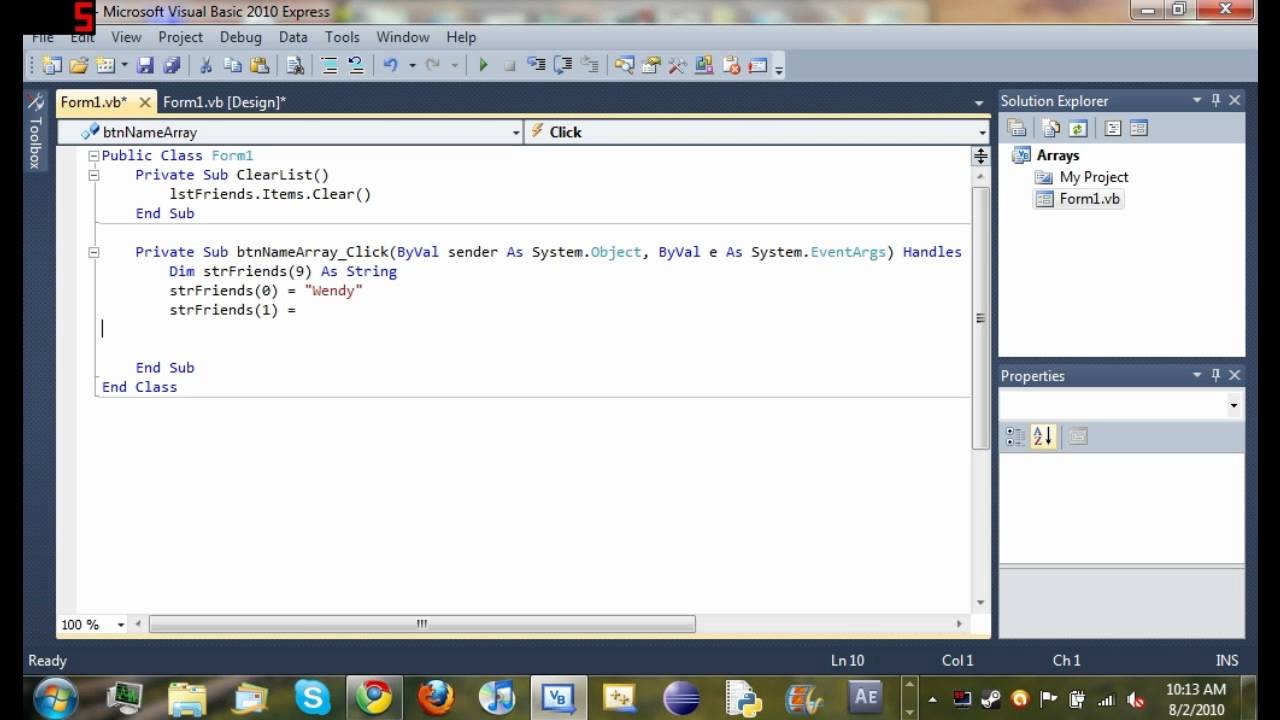 visual basic tutorial youtube