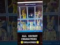 İ unlocked all secret characters in Fredbear mega roleplay