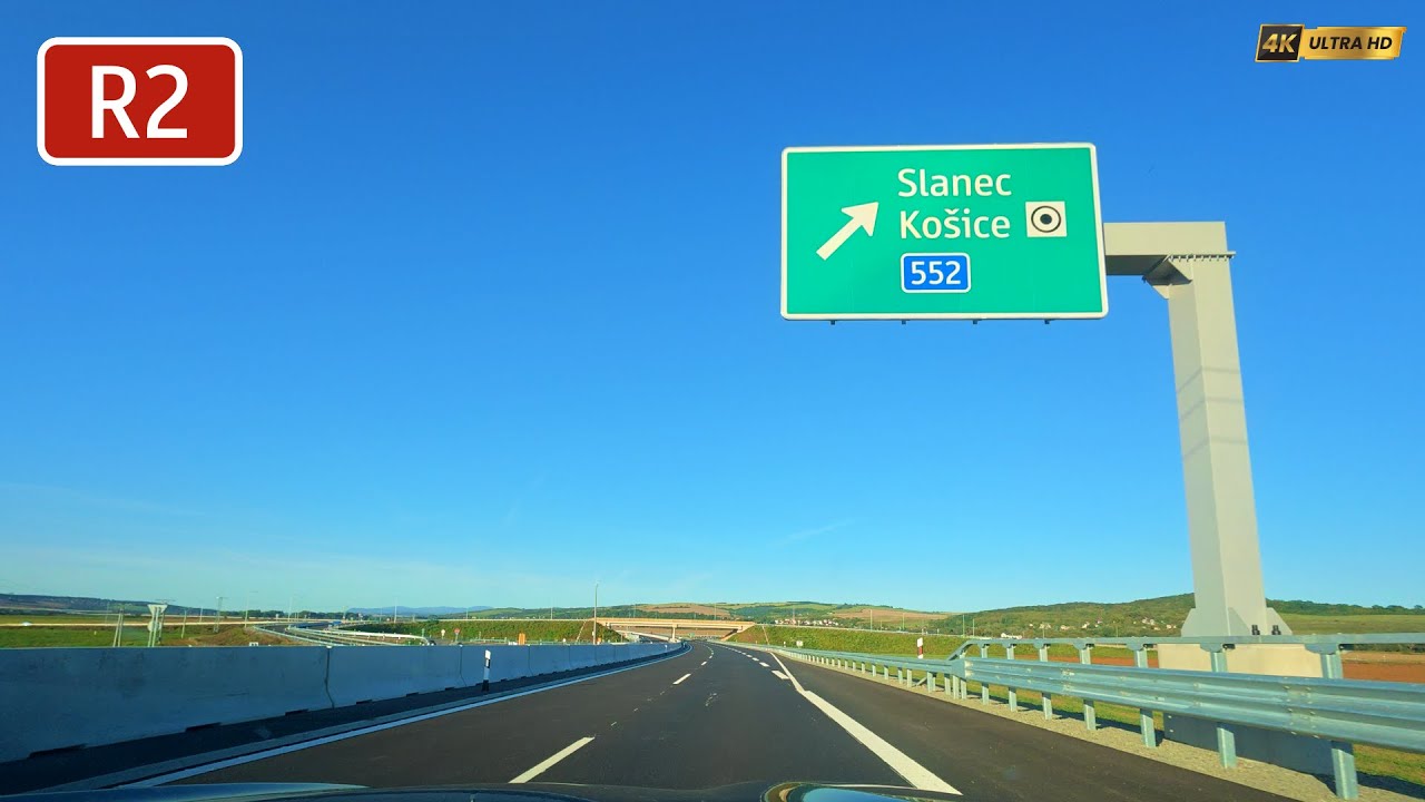 NOVÝ ÚSEK RÝCHLOSTNEJ CESTY R2 - Prvá jazda po čerstvo otvorenej 14,5 km trase | Dashcam