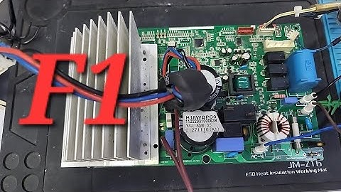 PEL Dawlance Dc inverter ac F1 error code outdoor pcb Dc inverter ac pcb training center Babar