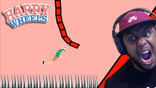 WORLD'S HARDEST ROPE SWING! | Happy Wheels #14 screenshot 3