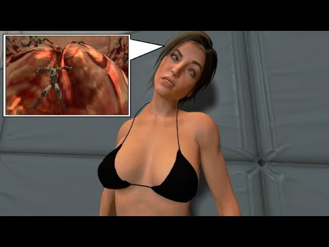 [SFM] Tiny Aliens Control Lara Croft's Brain