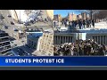 NY high school students protest ICE anti-immigration efforts