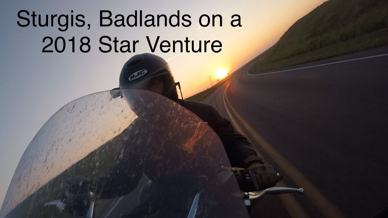 Sturgis, Badlands on a Yamaha Star Venture YouTube