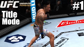 Max Holloway Road To The Title Part 1 Ufc Undisputed Forever Title Mode Best Is Blessed 