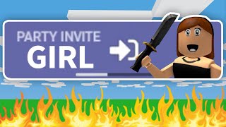 DONT JOIN RANDOM PARTYS ON ROBLOX BEDWARS