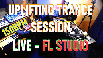 HI-ENERGY 150BPM UPLIFTING TRANCE Session/FL STUDIO/Roland SH-201/Novation Mininova/Behringer TD-3