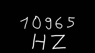 10965 hz
