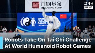 Humanoid Robots Showcase Fluid Tai Chi Martial Arts At Beijing World Games | DRM News | AI1F