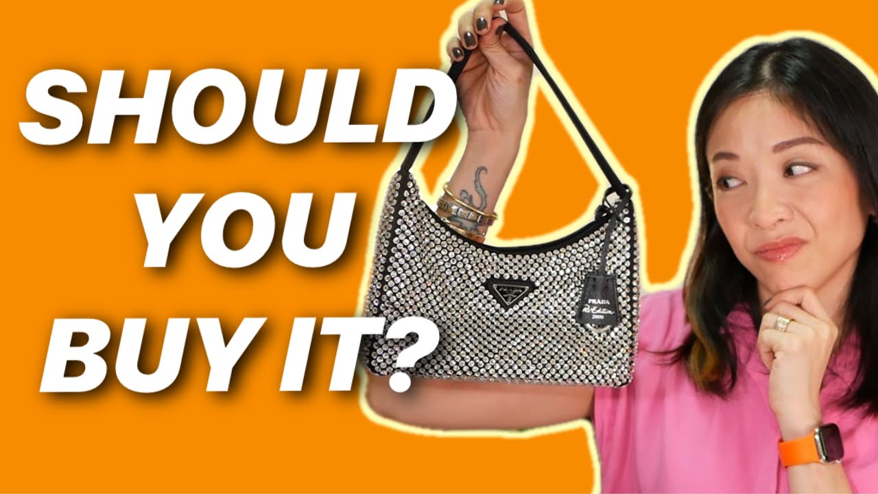 PRADA RE-EDITION CRYSTAL BAG *SHOULD YOU BUY IT?* | PROS & CONS | KAT L ...