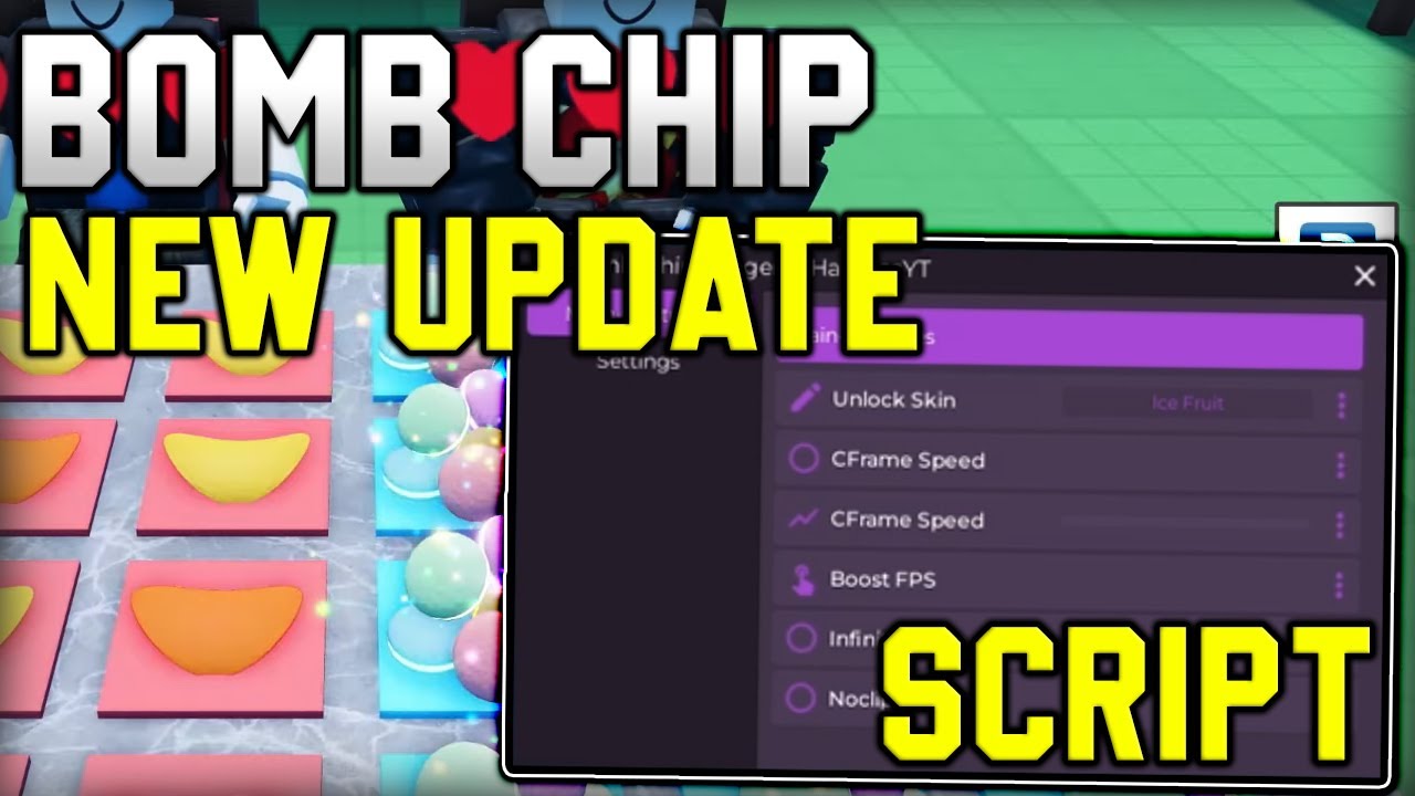 UPDATE Bomb Chip Script Get All Skins Gamepasses Roblox 2026 