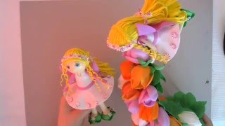 Презентация Мк Цветочная Фея С Тюльпанами Из Фоамирана От Ирины Павлюченко