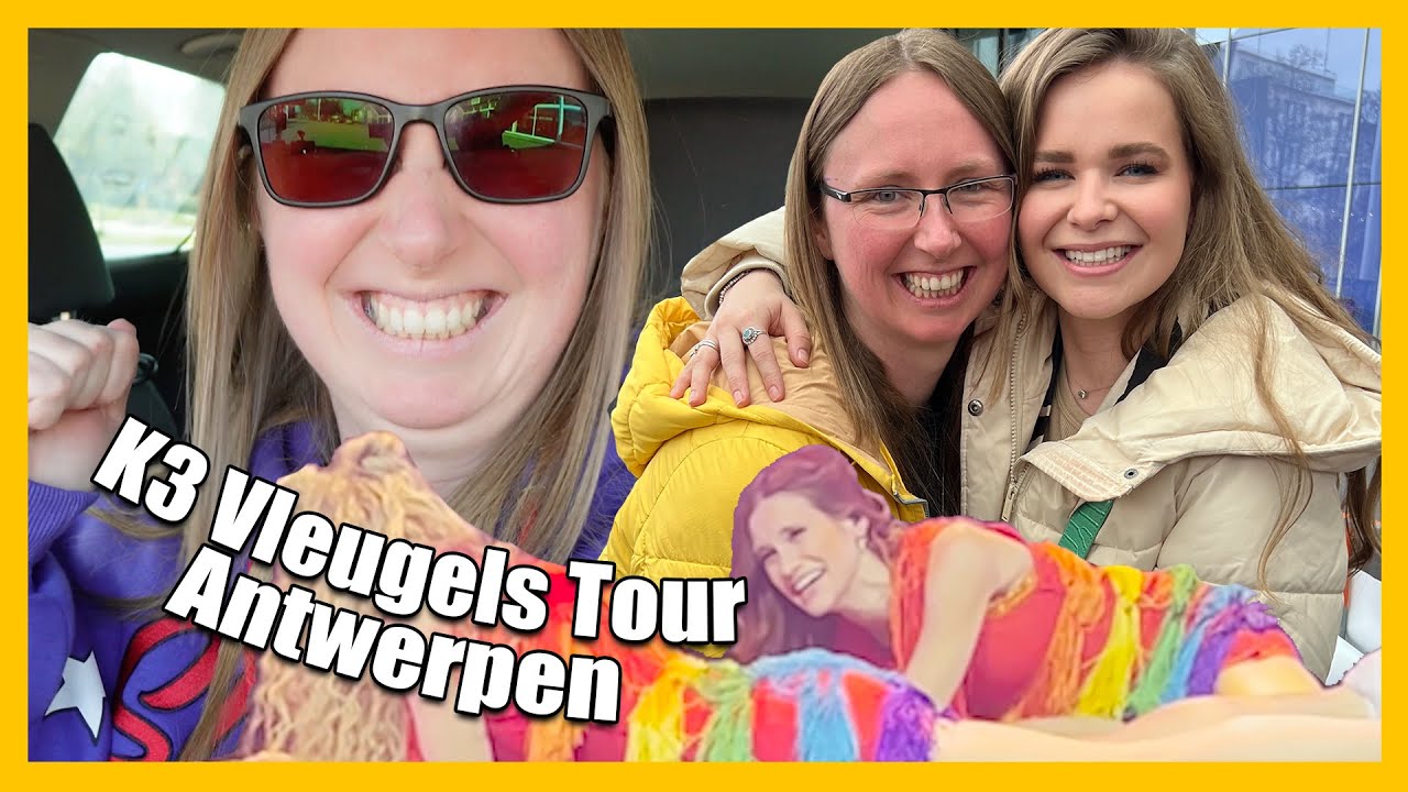 Veel bloopers bij de K3 Vleugels show Antwerpen | VLOG #126