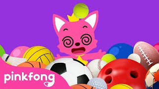 Bounce, Bounce Bouncing Balls🏐🏀🏈🎾⚽️⚾️| Sports Songs | Pinkfong Songs for Children screenshot 2