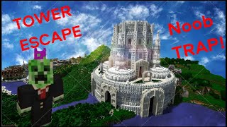 Minecraft Parkour Tower Escape Challenge, Noob Trapper