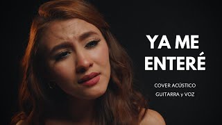 Reik - YA ME ENTERÉ (COVER ACÚSTICO) Diego Yactayo & Karla Sofía | Guitarra y voz mujer