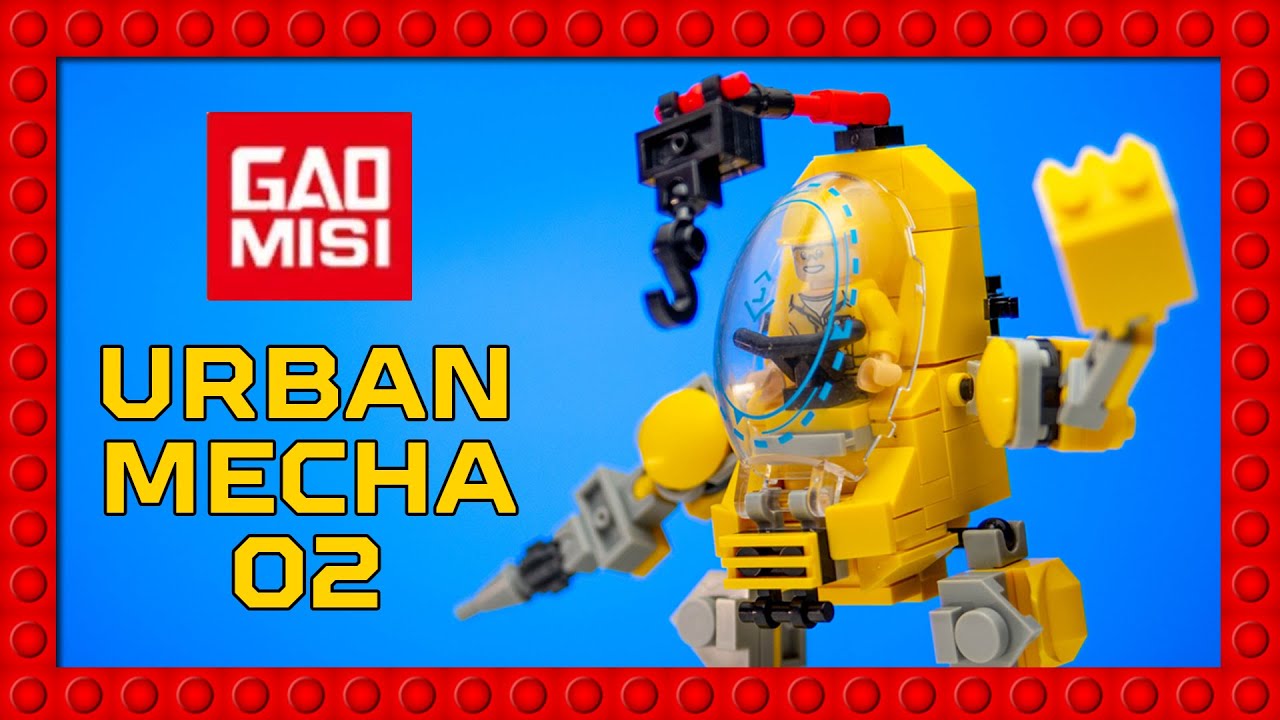 Unboxing e Montangem do Urban Mecha 02: LEGO ALTERNATIVO da Gao Misi