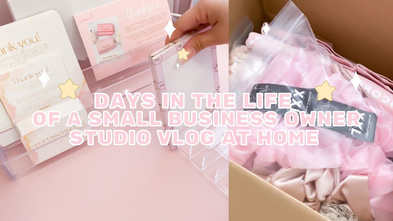 studio vlog #39 // days in the life of a small business owner ...