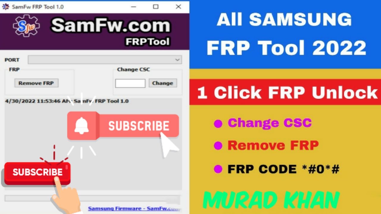 Samfw Frp Tool 1 0 Samsung Frp Bypass 11 12 Android Youtube