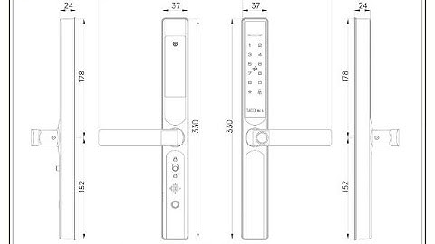 Hướng Dẫn Lắp Đặt Khóa Cửa TADOLOCK phiên bản cửa Nhôm