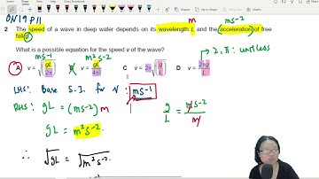 1.1c Homogeneous Equations | AS Physical Quantities and Units | Cambridge A Level Physics