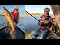 Al lindners big walleye fall fishing day braid vs mono