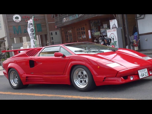 エンジン始動V12 ランボルギーニ カウンタック LP5000