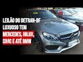 Leilão do Detran-DF luxuoso tem Mercedes, HiLux, Civic e até BMW