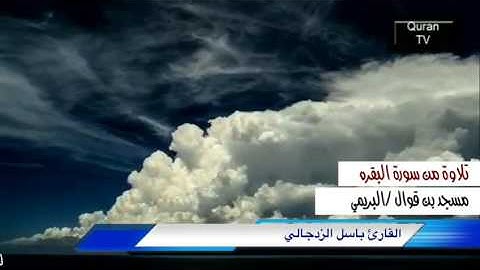تلاوة الأخ / باسل الزدجالي - من سورة البقرة