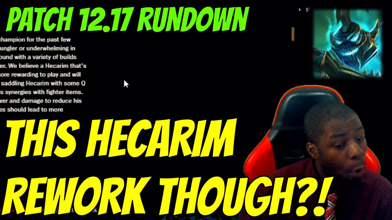 Coach Blaker's - Patch 12.17 Rundown - League of Legends