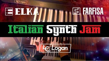 Live Italian Synth Jam POV - #Synthex, Farfisa #Syntorchestra 4, #LoganVocalist #synth #synthesizer