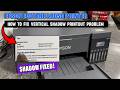 How to Fix Double Image Print or Shadow Print on any Epson Printer | Epson EcoTank L8050 Printer.