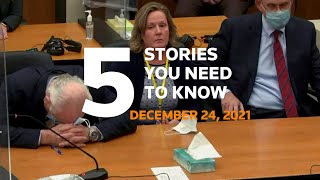 December 24, 2021: United, Delta cancel flights, Omicron, Kim Potter, Georgia poll staff, Tiananmen